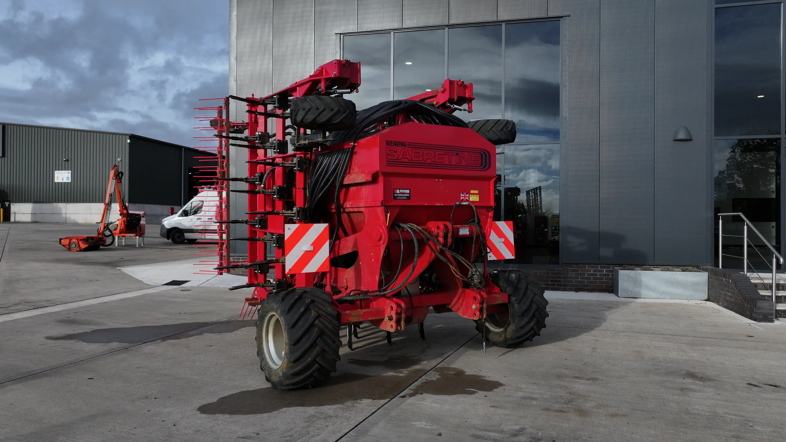 USED WEAVING SABRE 6M 3ROW - MOUNTED TINE DRILL - Banner